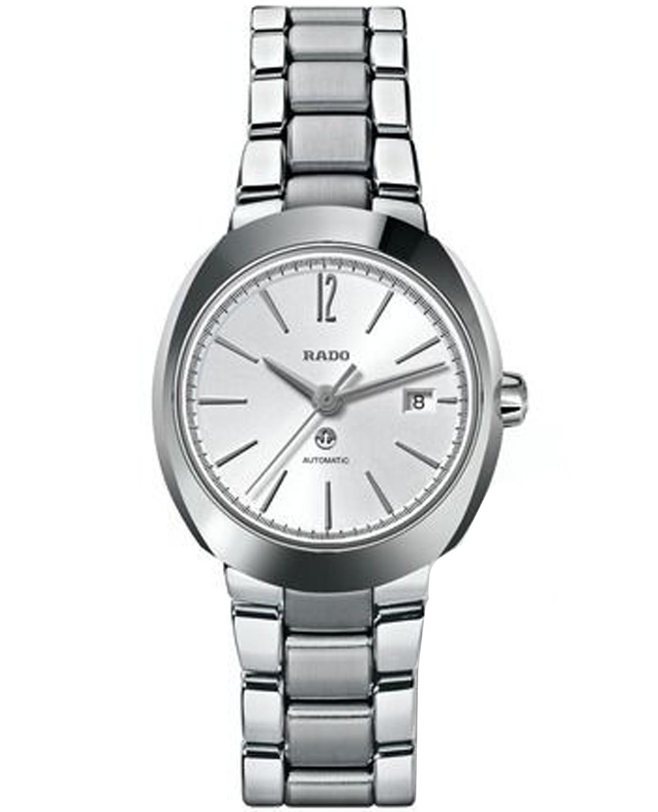Rado Rado D-Star R15514103 Automatic R15514103 механические женские часы серебристый циферблат, браслет нержавеющая сталь — вид спереди