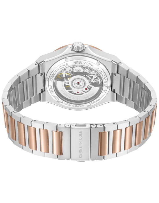 Kenneth Cole Kenneth Cole Automatic KCWGY0065302,  сша мужские часы на браслете нержавеющая сталь с pvd-покрытием боковой вид