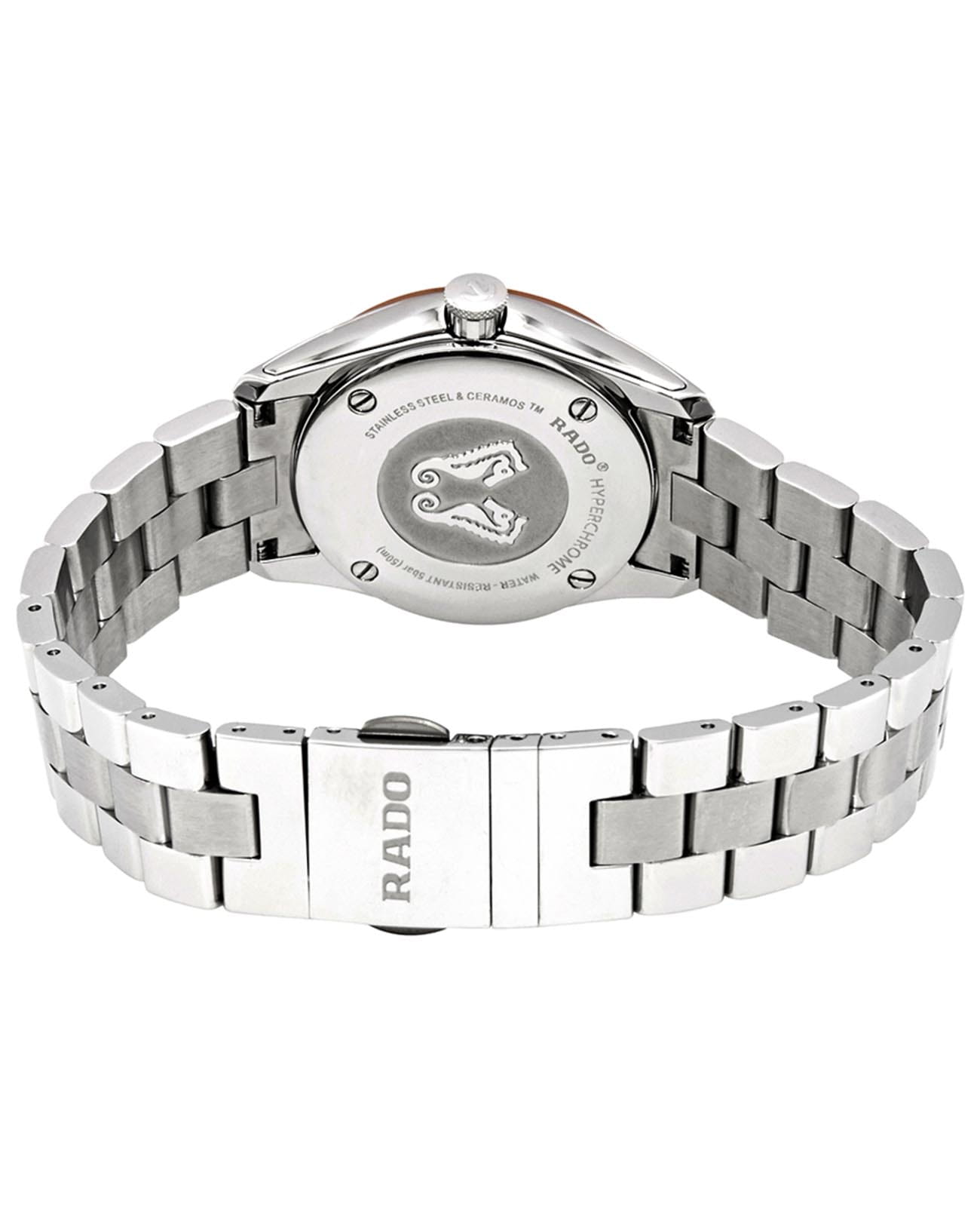 Rado Rado Hyperchrome R32976123, hyperchrome швейцария женские часы на браслете нержавеющая сталь боковой вид