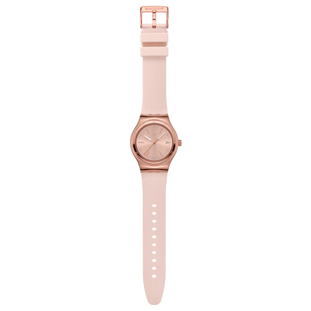 Оригинальные часы Swatch Swatch Secret Moves YIG402 механические калибр механизма sistem51 общий вид