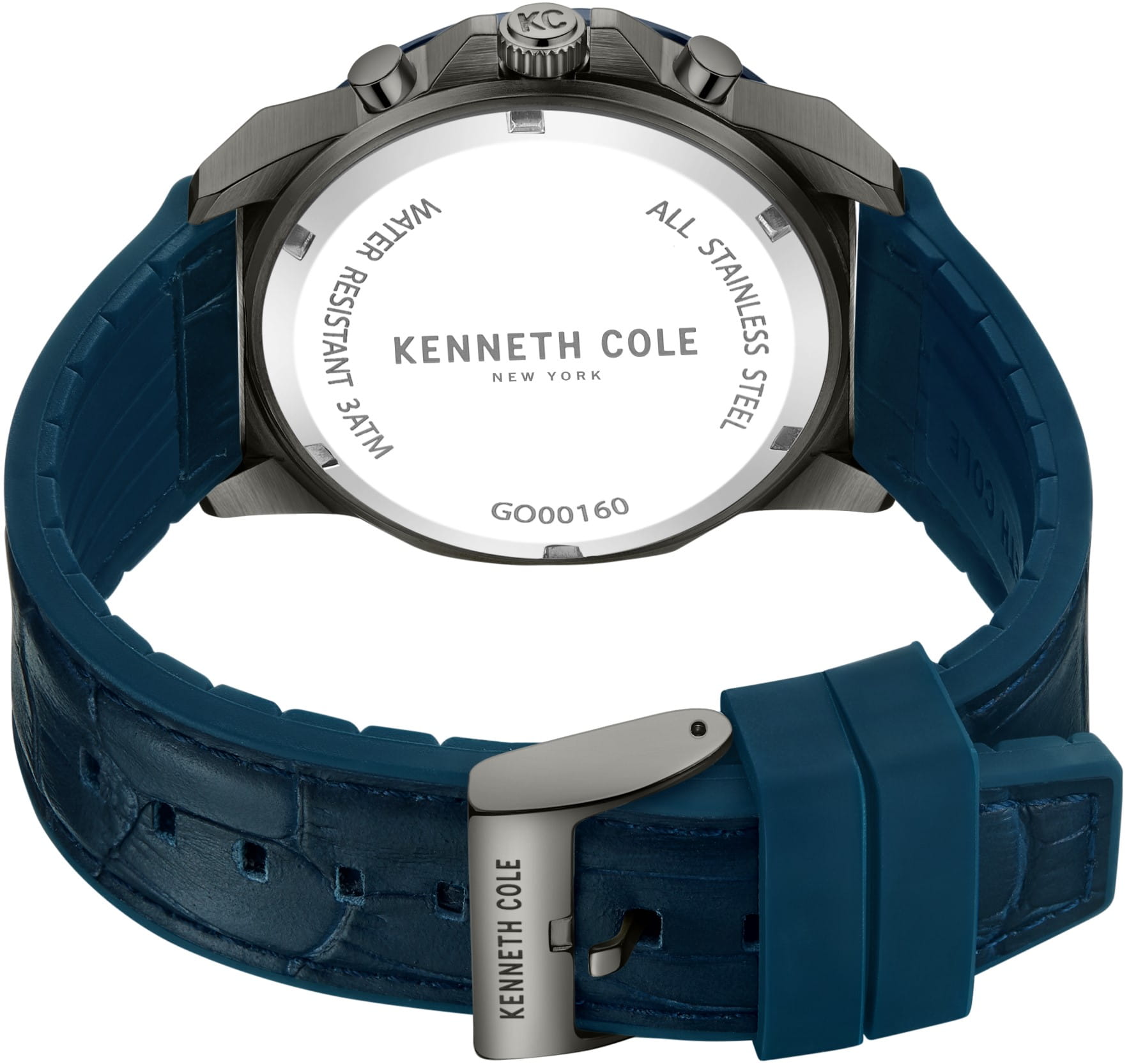 Kenneth Cole Kenneth Cole New York KCWGO0016002,  сша мужские часы на браслете кожаный боковой вид