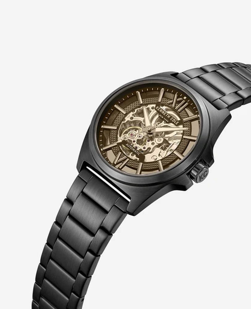 Kenneth Cole Kenneth Cole Automatic KCWGY0065104,  сша мужские часы на браслете нержавеющая сталь с pvd-покрытием боковой вид