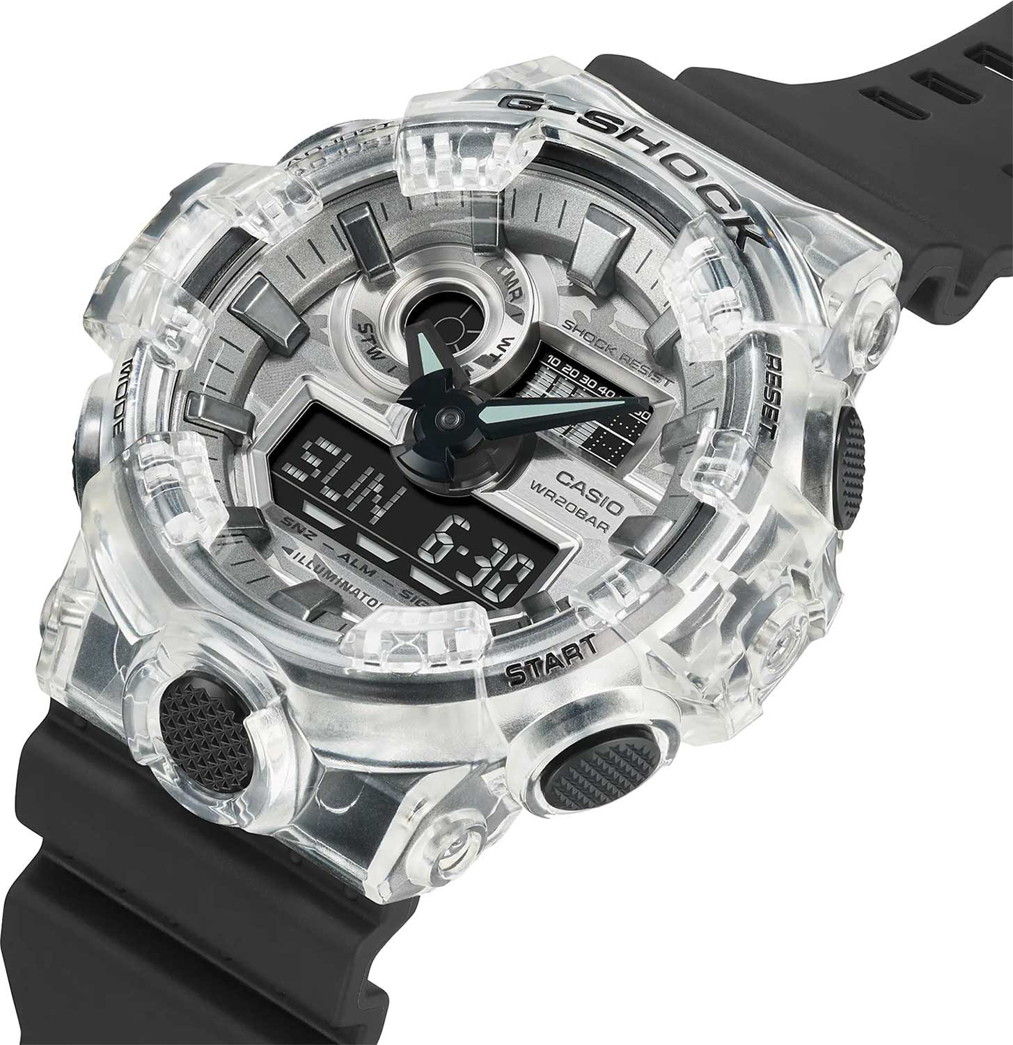 Casio Casio G-Shock GA-700SKC-1ADR (GA-700SKC-1A) GA-700 - задняя крышка пластик корпуса, япония часы