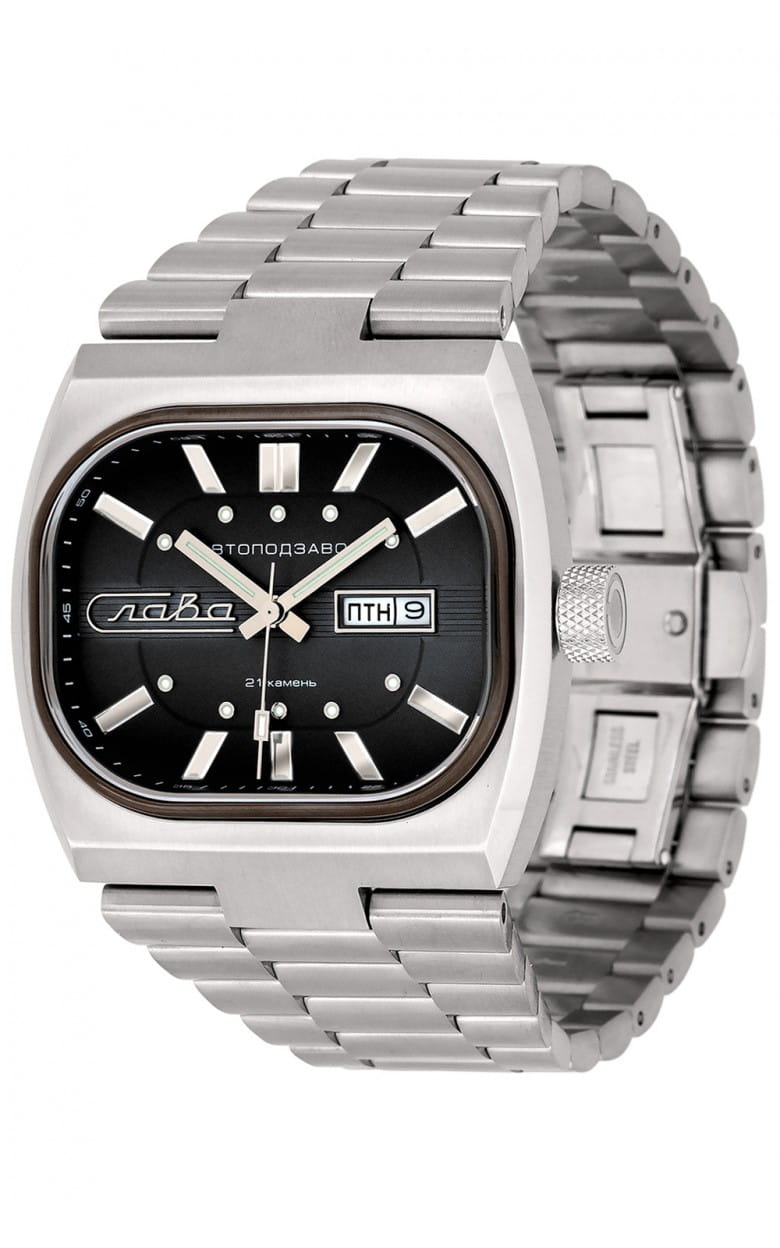 Слава Слава Телевизор 3042705/100-8205 мужские часы черный циферблат на запястье