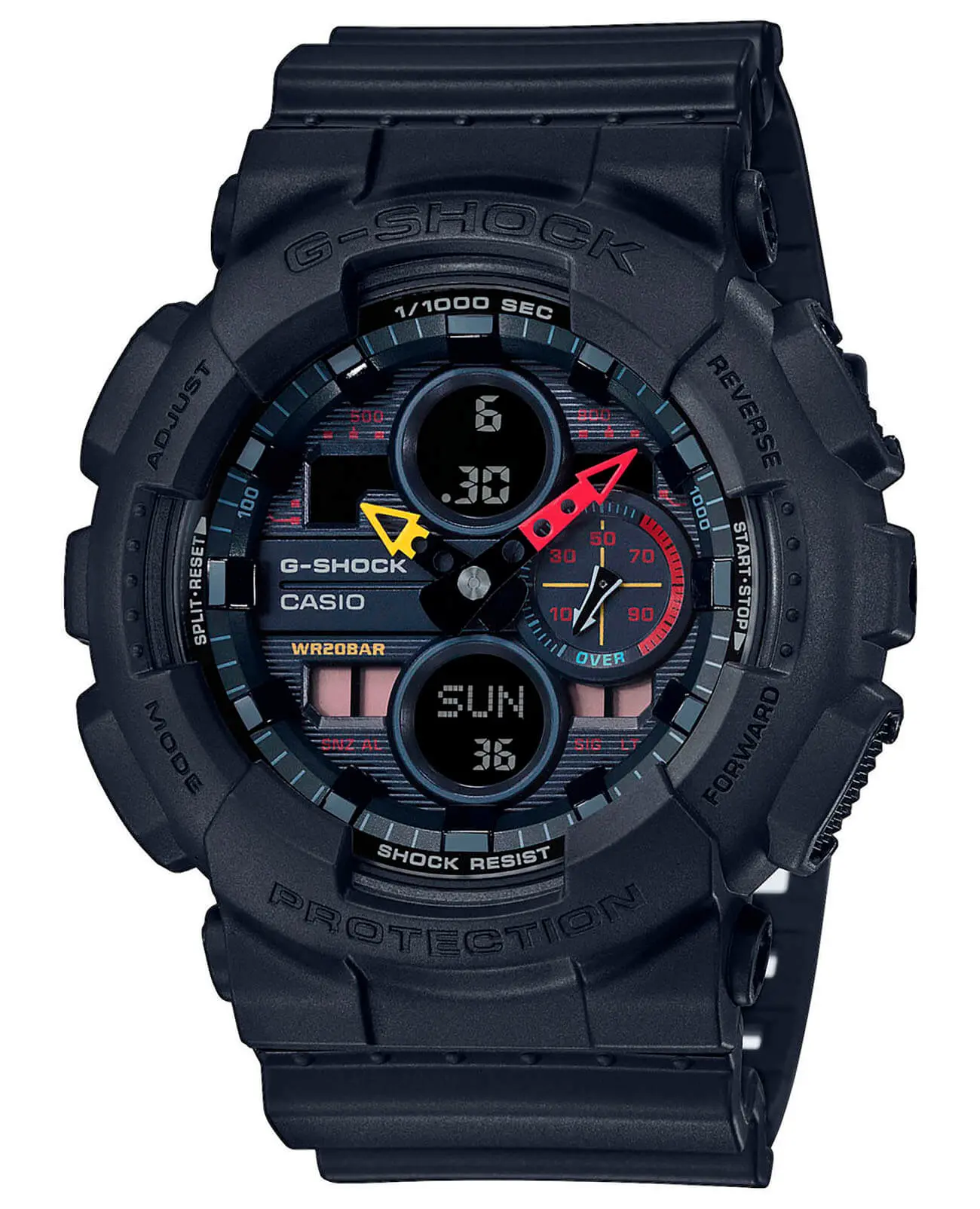 Часы Casio G-Shock GA-140BMC-1A купить в Омске по цене 16073 RUB: описание,  характеристики