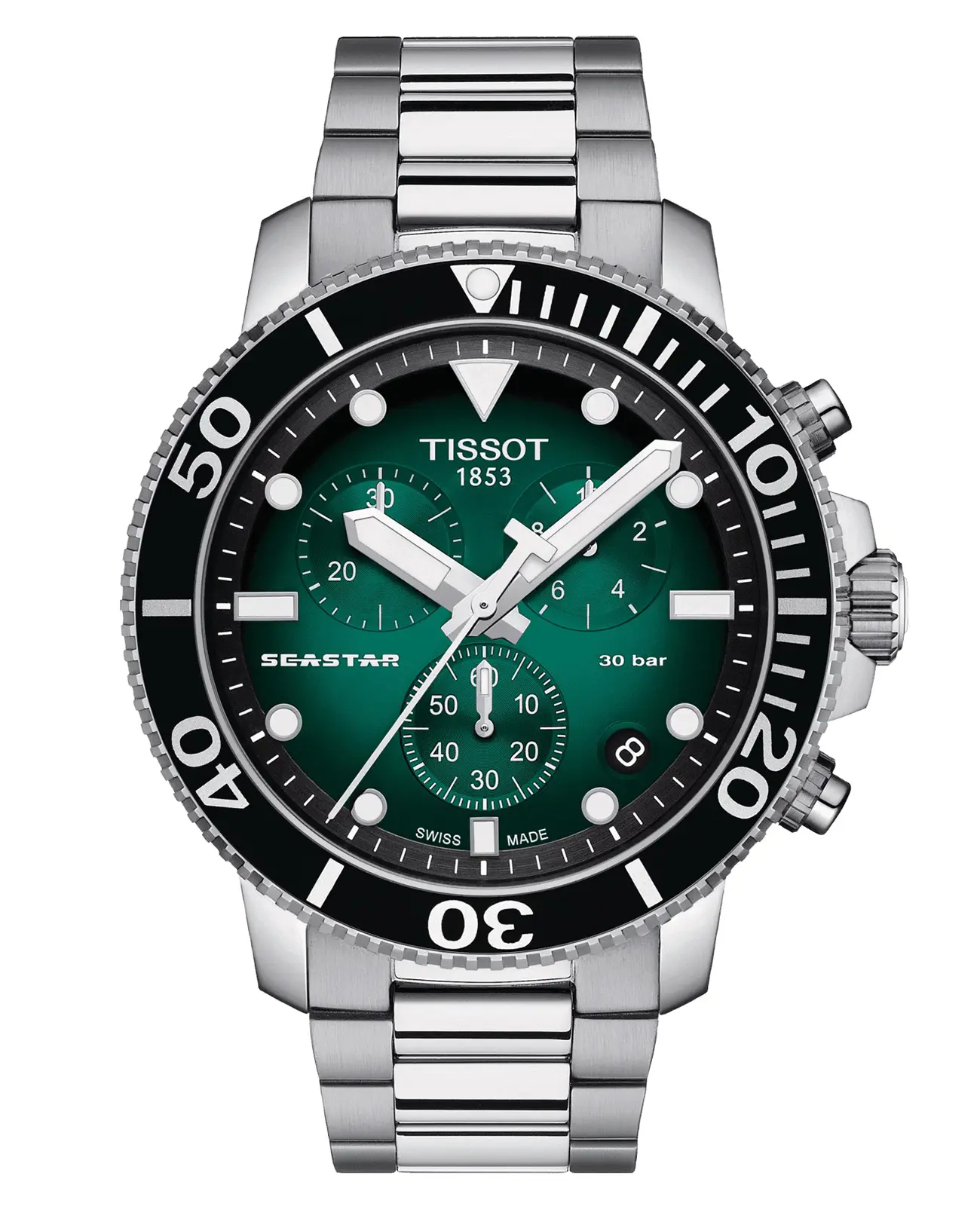 Часы Tissot Seastar 1000 Quartz Chronograph T1204171109101 купить в Омске  по цене 86985 RUB: описание, характеристики