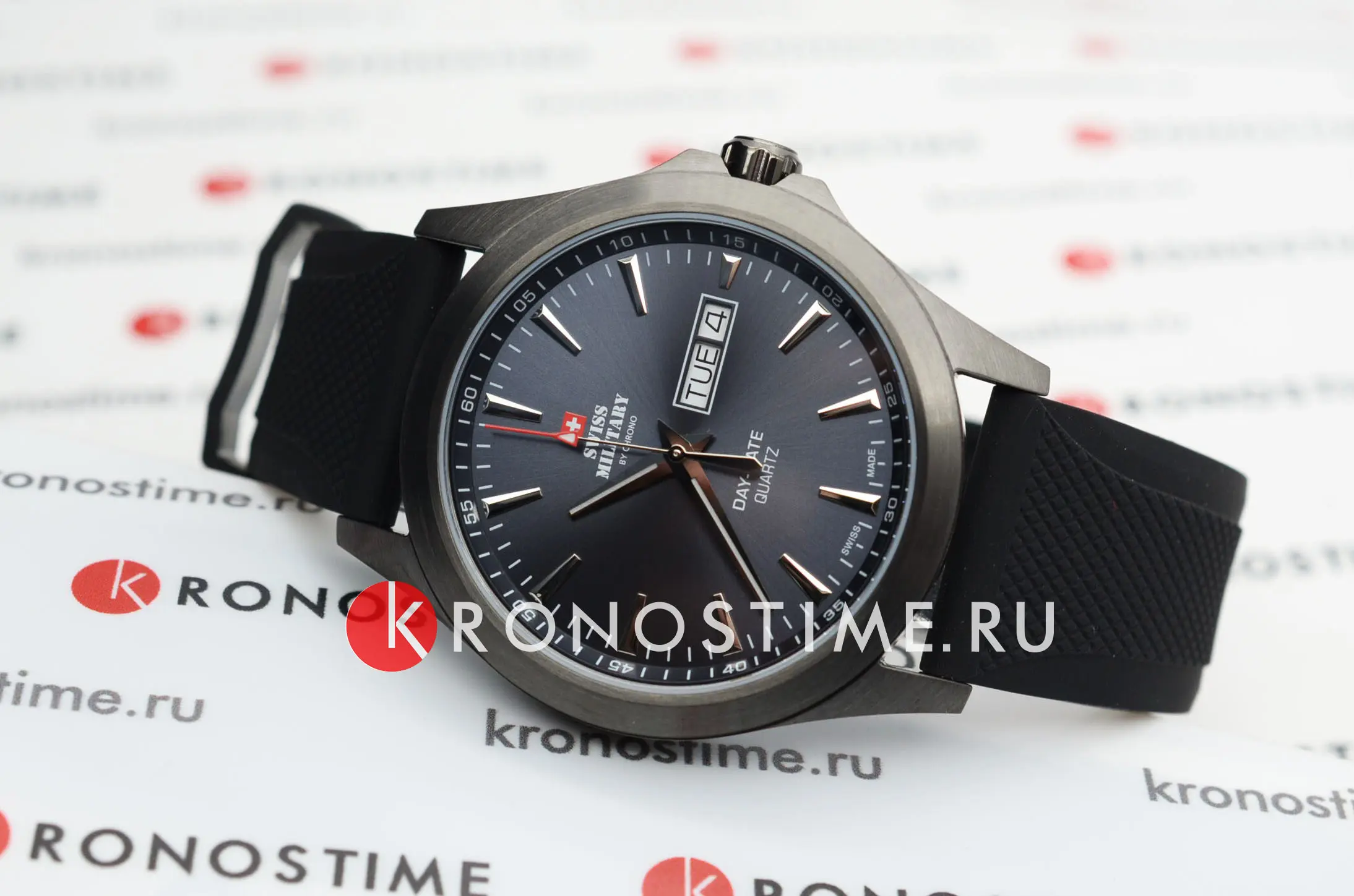 Часы Swiss Military by Chrono Day Date SMP3604019 купить в Омске по цене  26990 RUB: описание, характеристики