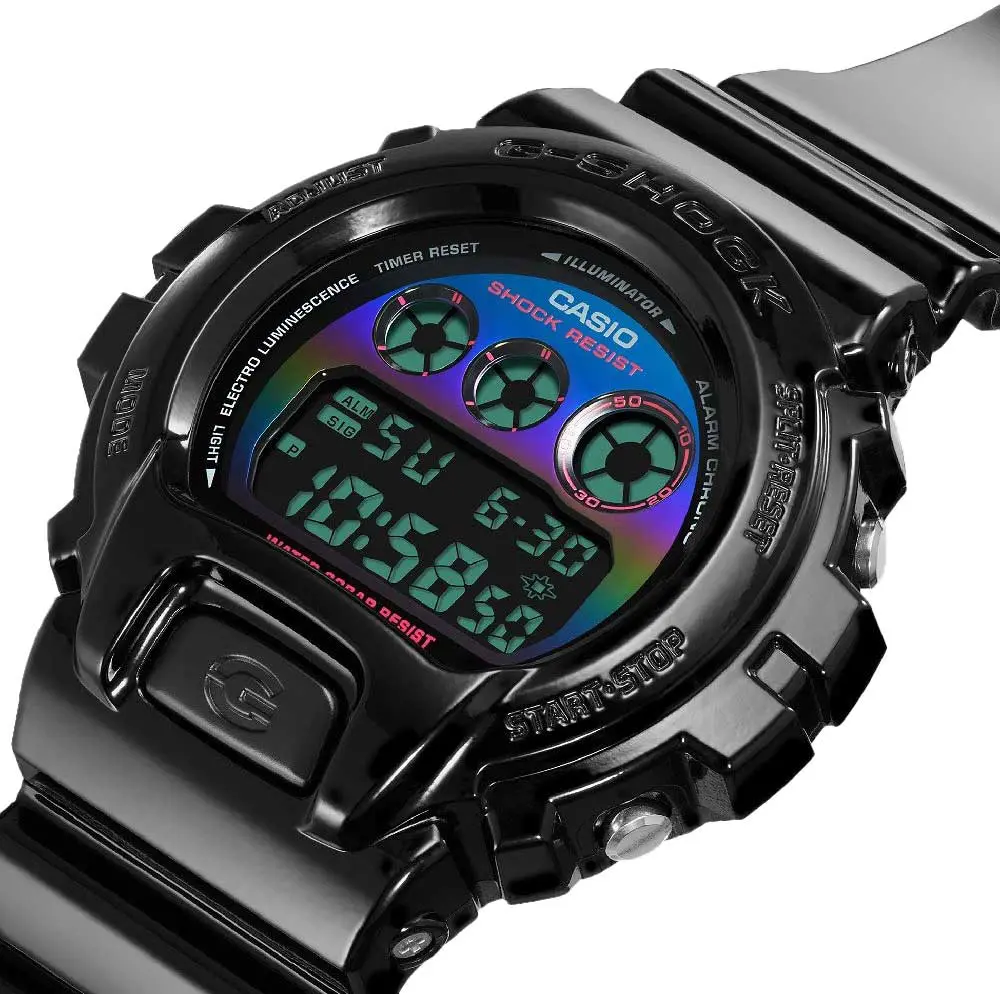 Часы Casio G-Shock DW-6900RGB-1 купить в Омске по цене 17975 RUB: описание,  характеристики