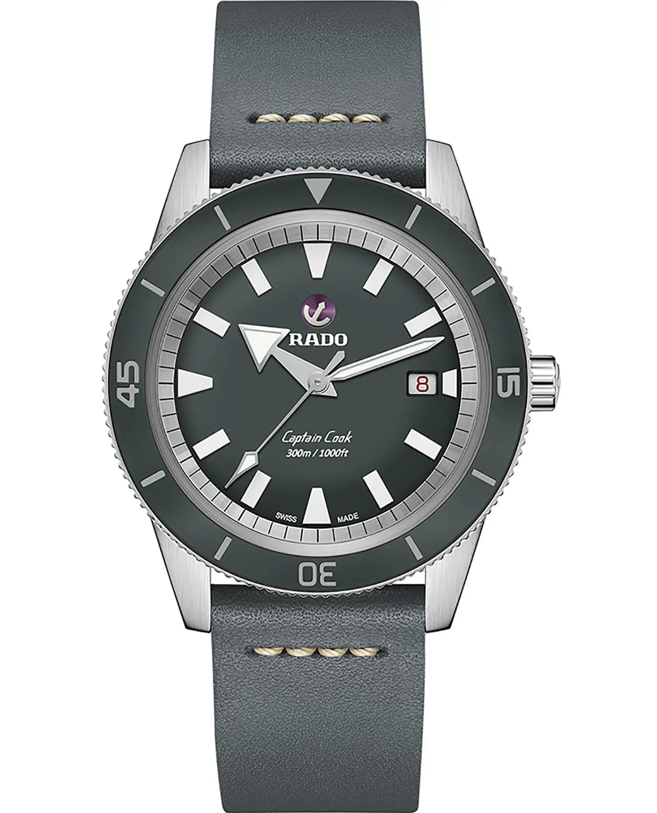 Часы Rado Captain Cook Automatic R32105103 купить в Омске по цене 153185  RUB: описание, характеристики