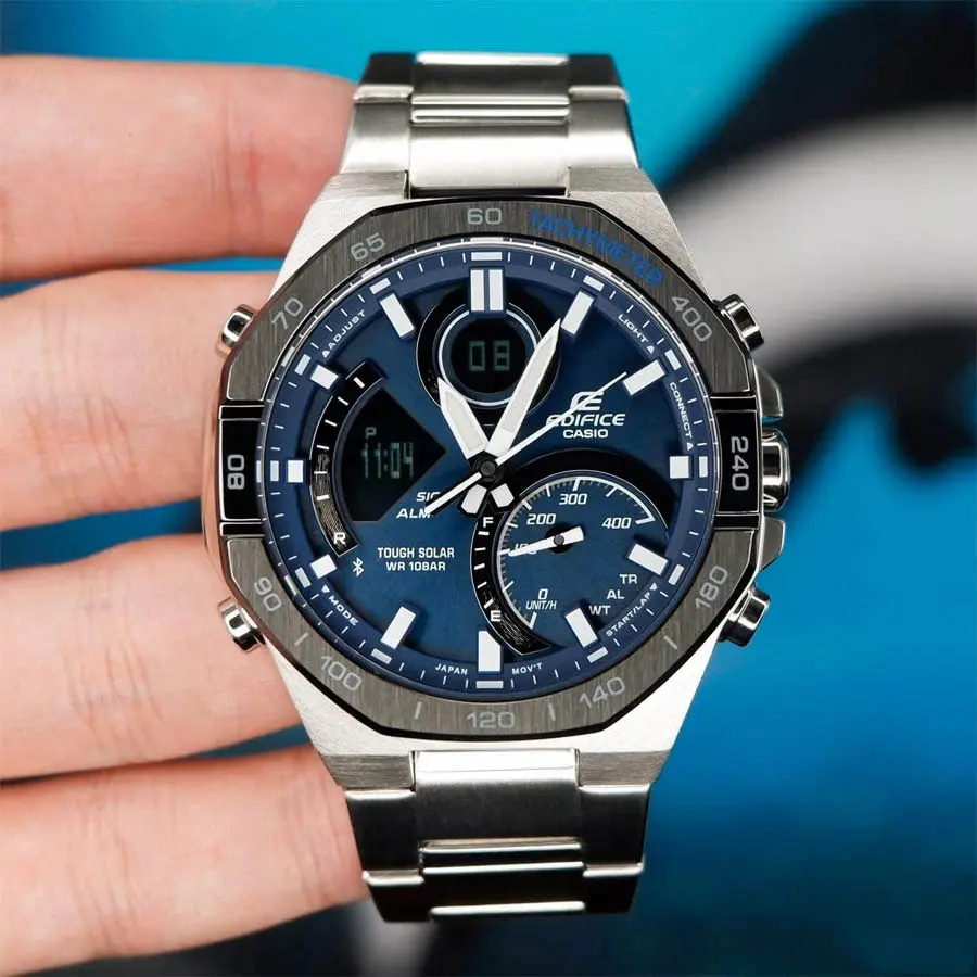 Часы Casio Edifice ECB-950DB-2A купить в Омске по цене 33975 RUB: описание,  характеристики