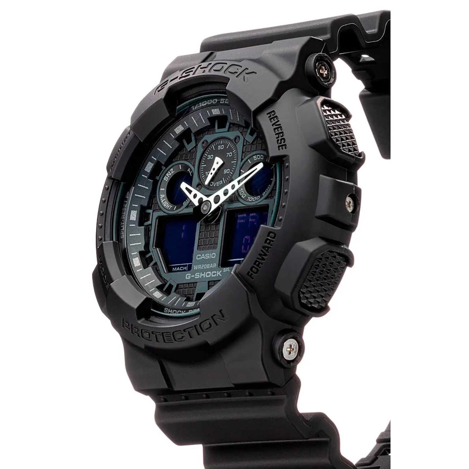 Часы Casio G-Shock GA-100-1A1 купить в Омске по цене 17975 RUB: описание,  характеристики