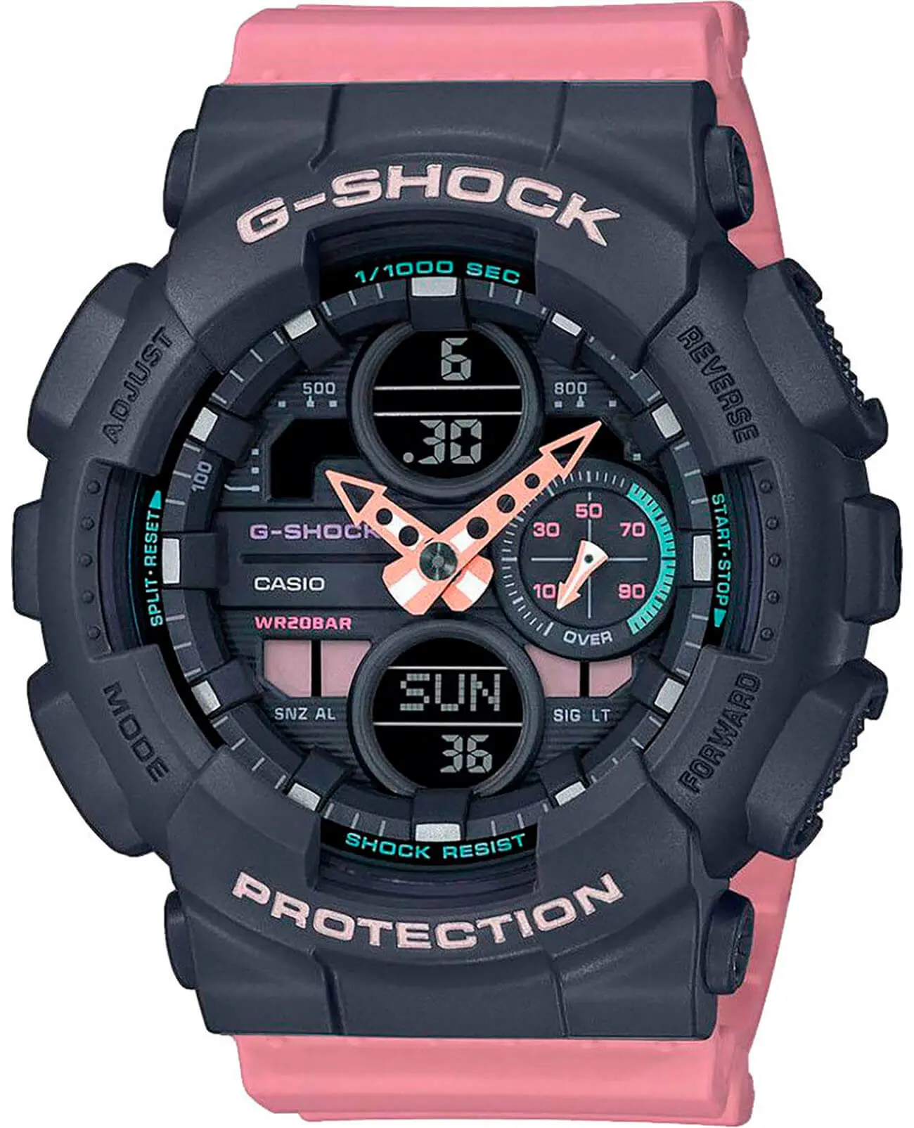 Часы Casio G-Shock GMA-S140-4A купить в Омске по цене 16073 RUB: описание,  характеристики