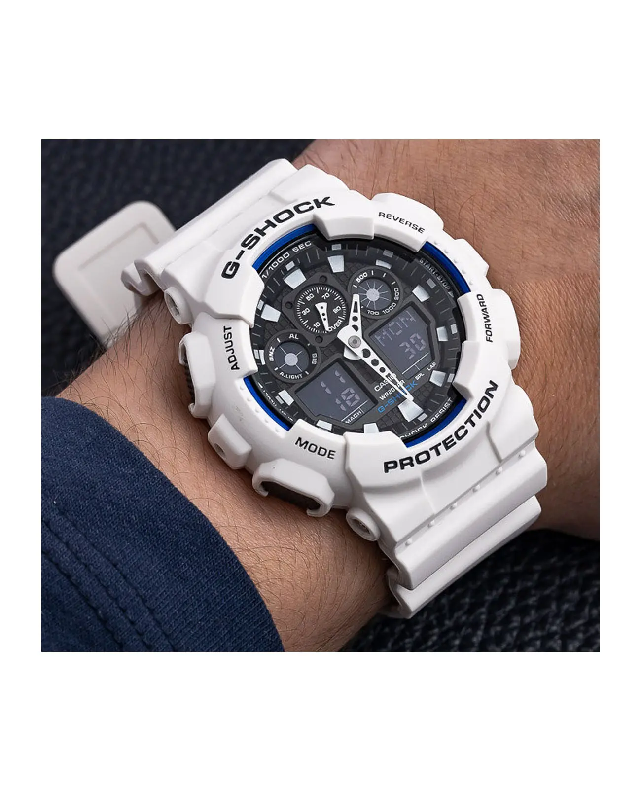 Часы Casio G-Shock GA-100B-7A купить в Омске по цене 19475 RUB: описание,  характеристики