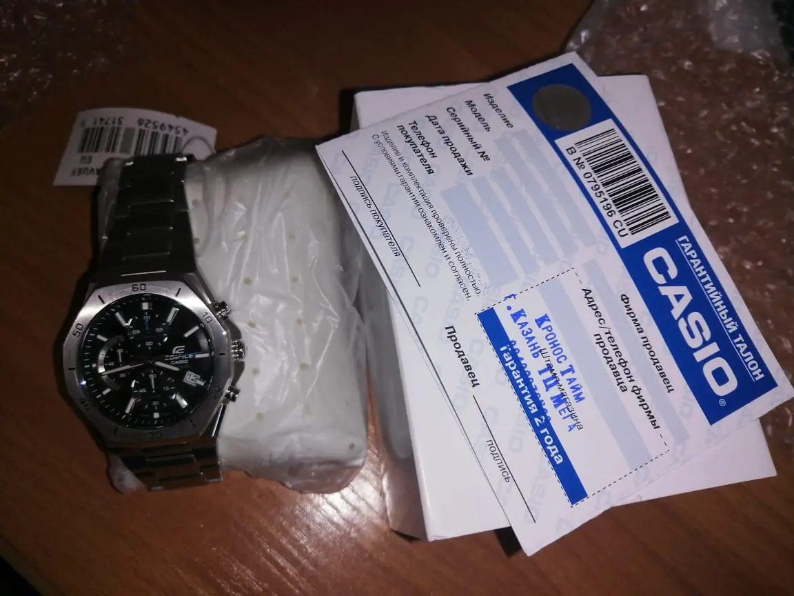 Часы Casio Edifice EFB-680D-1A купить в Омске по цене 22399 RUB: описание,  характеристики