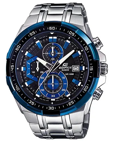 Edifice cheap blue dial