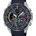 Casio Casio Edifice ECB-900MP-1ADF (ECB-900MP-1A) ECB ECB-900MP-1A кварцевые мужские часы серый циферблат, браслет силикон — вид спереди