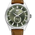 Wainer Wainer Classic WA.17100-A  WA.17100-A кварцевые мужские часы зеленый циферблат, браслет кожаный — вид спереди