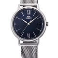 Orient Orient Basic Quartz RA-QC1701L  RA-QC1701L кварцевые женские часы синий циферблат, браслет нержавеющая сталь — вид спереди