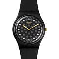 Swatch Swatch Gent Bioceramic Standard SO31B102  SO31B102 кварцевые мужские часы черный циферблат, браслет силикон — вид спереди
