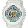 Casio Casio Baby-G BA-110SC-7A  BA-110SC-7A кварцевые женские часы  бирюзовый циферблат, браслет пластик — вид спереди
