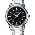 Casio Casio LTP-1303D-1A  LTP-1303D-1A автокварц (кинетик) женские часы черный циферблат, браслет нержавеющая сталь — вид спереди