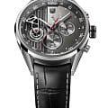 TAG Heuer TAG Heuer Carrera CAR2B82.FC6339  CAR2B82.FC6339 механические мужские часы серый циферблат, браслет кожаный — вид спереди