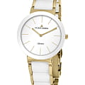 Jacques Lemans Jacques Lemans High Tech Ceramic 42-8F  42-8F кварцевые мужские часы белый циферблат, браслет керамика — вид спереди