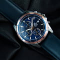 Casio Casio Edifice EFR-526L-2AVUDF (EFR-526L-2A), edifice япония мужские часы на браслете кожаный боковой вид