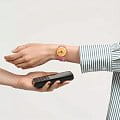 Swatch Swatch Gent Biosourced Swatch Pay! SO28O100-5300, gent швейцария женские часы на браслете силикон боковой вид