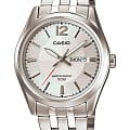 Casio Casio Collection MTP-1335D-7AVDF (MTP-1335D-7A)  MTP-1335D-7A кварцевые мужские часы серебристый циферблат, браслет нержавеющая сталь — вид спереди