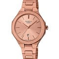 Casio Casio Sheen SHE-4563PG-4AUDF  SHE-4563PG-4AUDF кварцевые женские часы золотой циферблат, браслет нержавеющая сталь с ip-покрытием — вид спереди