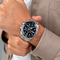Jaguar Jaguar Executive Diver Chrono J861/3 кварцевые мужские часы часы, крупный план синий циферблат
