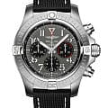 Breitling Breitling Avenger B01 Chronograph 45 AB01821A1B1X2  AB01821A1B1X2 механические мужские часы антрацитовый циферблат, браслет кожаный — вид спереди