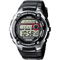 Casio CASIO WAVE CEPTOR WV-200E-1A  WV-200E-1A кварцевые мужские часы серый циферблат, браслет  — вид спереди