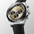 Longines Longines Conquest L3.835.4.32.9 hydroconquest швейцарские мужские часы на браслете каучук боковой вид