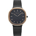 Obaku Obaku V253LXMBMB  V253LXMBMB кварцевые женские часы серый циферблат, браслет сталь с ip покрытием — вид спереди