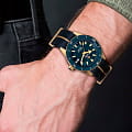 Rado Rado Captain Cook Automatic Bronze R32504207 мужские часы синий циферблат на запястье