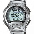 Casio Casio Collection W-753D-1A  W-753D-1A кварцевые мужские часы серый циферблат, браслет нержавеющая сталь — вид спереди