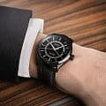Mido Mido Multifort Dual Time M038.429.36.051.00 механические мужские часы часы крупный план черный циферблата