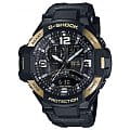 Casio Casio G-Shock GA-1000-9G GA-1000 GA-1000-9G электронные мужские часы  черный циферблат, браслет силикон — вид спереди