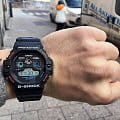 Casio Casio G-Shock DW-5900-1, g-shock япония мужские часы на браслете пластик боковой вид