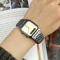 Casio Casio Vintage AQ-230GG-9ADF (AQ-230GG-9A) , наручные мужские часы фото под углом