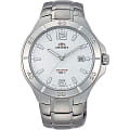 Orient Orient UN81001W (FUN81001W)  FUN81001W  мужские часы  белый циферблат, браслет  — вид спереди