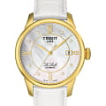 Tissot Tissot T-Classic Le Locle Automatic T41.5.453.86 Le Locle Automatic T41545386 механические мужские часы  перламутровый циферблат, браслет кожаный — вид спереди