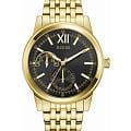Guess Guess Dress Emerson GW0976G2  GW0976G2 кварцевые мужские часы черный циферблат, браслет нержавеющая сталь с ip-покрытием — вид спереди