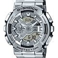 Casio Casio G-Shock GM-110D-8A GM GM-110D-8A электронные мужские часы серый циферблат, браслет нержавеющая сталь — вид спереди