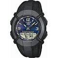 Casio Casio Illuminator HDC-600-2B  HDC-600-2B кварцевые мужские часы синий циферблат, браслет пластик — вид спереди