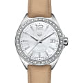 TAG Heuer TAG Heuer Formula 1 WBJ131A.FC8254  WBJ131A.FC8254 кварцевые женские часы красный циферблат, браслет кожаный — вид спереди