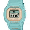 Casio Casio G-Shock GLX-S5600-3  GLX-S5600-3 электронные женские часы  бежевый циферблат, браслет пластик — вид спереди