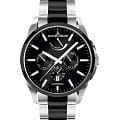 Jacques Lemans Jacques Lemans Derby 1-2204E  1-2204E механические мужские часы  черный циферблат, браслет нержавеющая сталь с pvd-покрытием — вид спереди